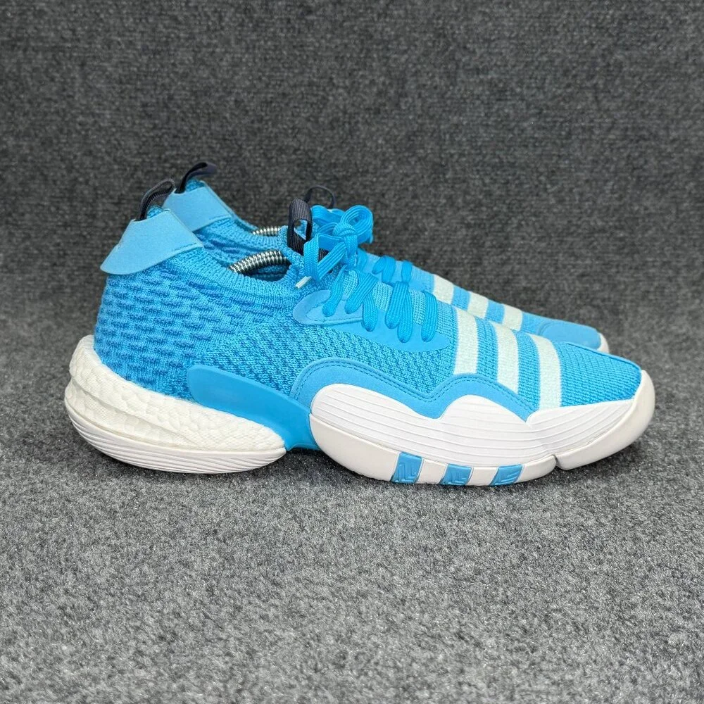 Adidas Trae Young 2 Basketball Shoes Men's Size 11 Blue White Athletic Training